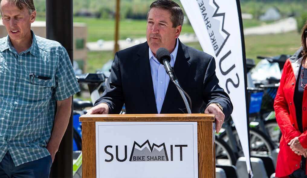 Launch of Summit Bike Share